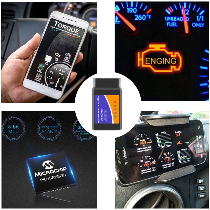 M002E INTERFEJS DIAGNOSTYCZNY OBD2 ELM 327 BLUETOOTH -M009