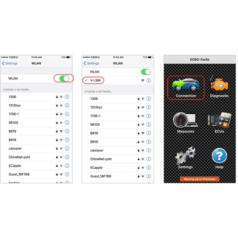 M002E INTERFEJS DIAGNOSTYCZNY OBD2 ELM 327 BLUETOOTH -M009