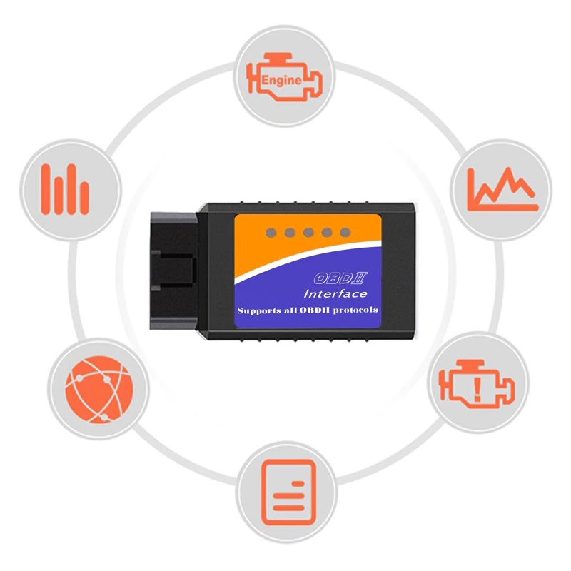 M002E INTERFEJS DIAGNOSTYCZNY OBD2 ELM 327 BLUETOOTH -M009