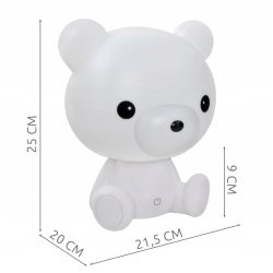 M002F    LAMPKA NOCNA MIŚ DLA DZIECI KOLOROWA LED RGB E118