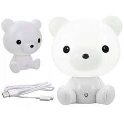 M002F    LAMPKA NOCNA MIŚ DLA DZIECI KOLOROWA LED RGB E118
