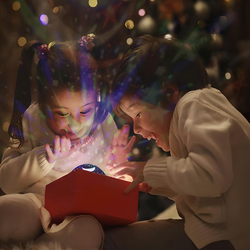 M003D   M004D   LAMPKA NOCNA PROJEKTOR GWIAZD NIEBA OBROTOWA 2w1 - D005-1 różowa