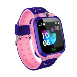 M002E   SMARTWATCH DLA DZIECI ZEGAREK GPS LOKALIZATOR SOS - różowy E044-1
