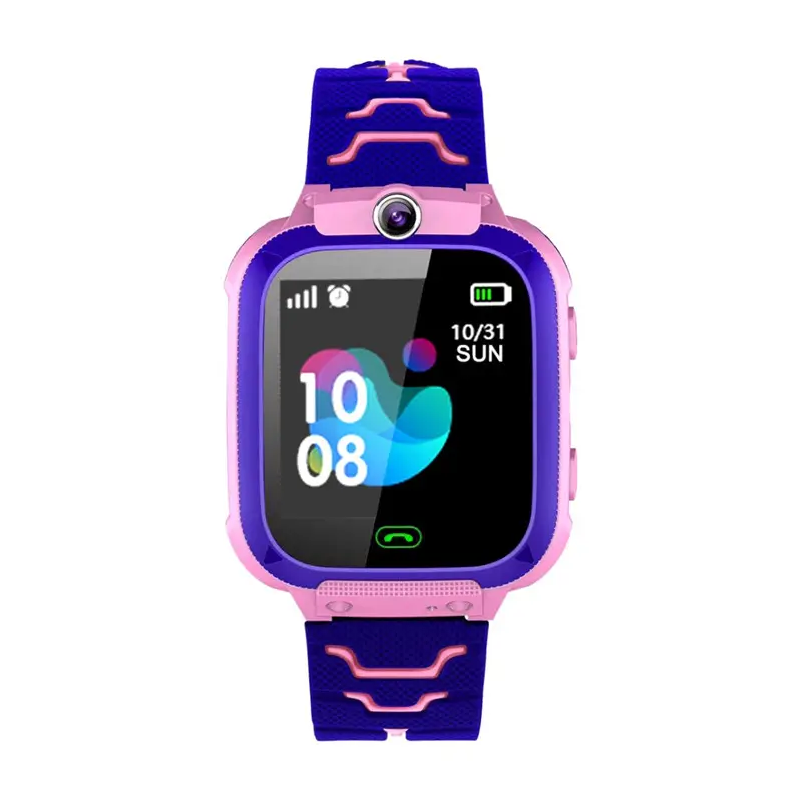 M002E   SMARTWATCH DLA DZIECI ZEGAREK GPS LOKALIZATOR SOS - różowy E044-1