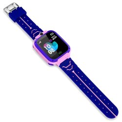M002E   SMARTWATCH DLA DZIECI ZEGAREK GPS LOKALIZATOR SOS - różowy E044-1