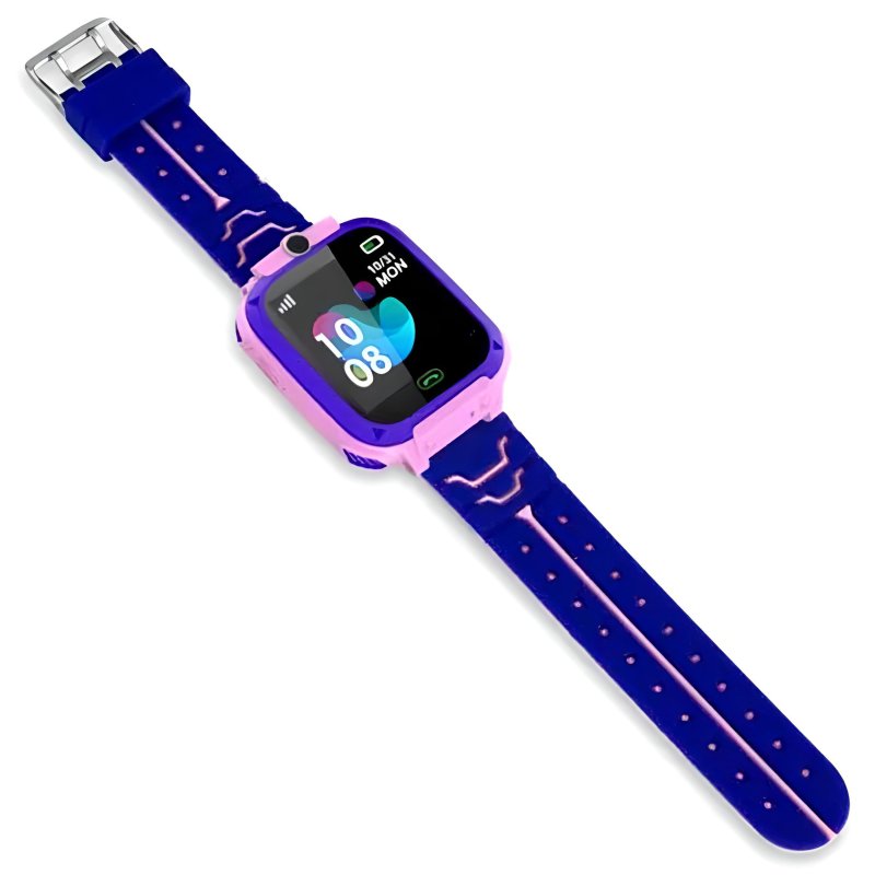 M002E   SMARTWATCH DLA DZIECI ZEGAREK GPS LOKALIZATOR SOS - różowy E044-1