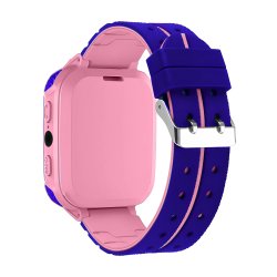 M002E   SMARTWATCH DLA DZIECI ZEGAREK GPS LOKALIZATOR SOS - różowy E044-1