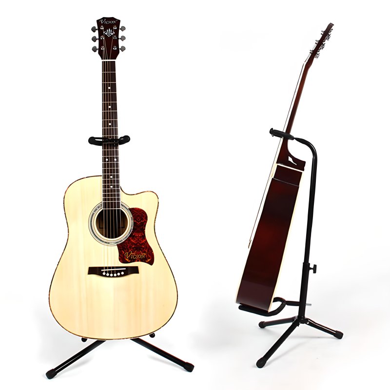 M030B (ALEJA1) Z019B  STOJAK GITAROWY STATYW NA GITARĘ WIESZAK UCHWYT DO GITARY BLOKADA REGULACJA - O040