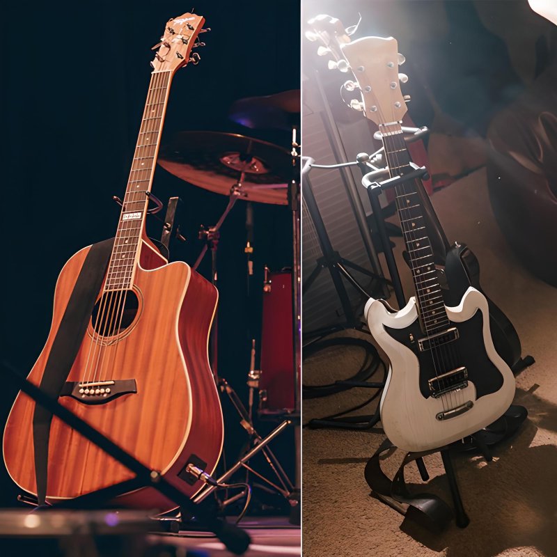 M030B (ALEJA1) Z019B  STOJAK GITAROWY STATYW NA GITARĘ WIESZAK UCHWYT DO GITARY BLOKADA REGULACJA - O040