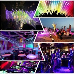 M003D   KULA DISCO DYSKOTEKOWA PROJEKTOR LED RGB + PILOT -E113