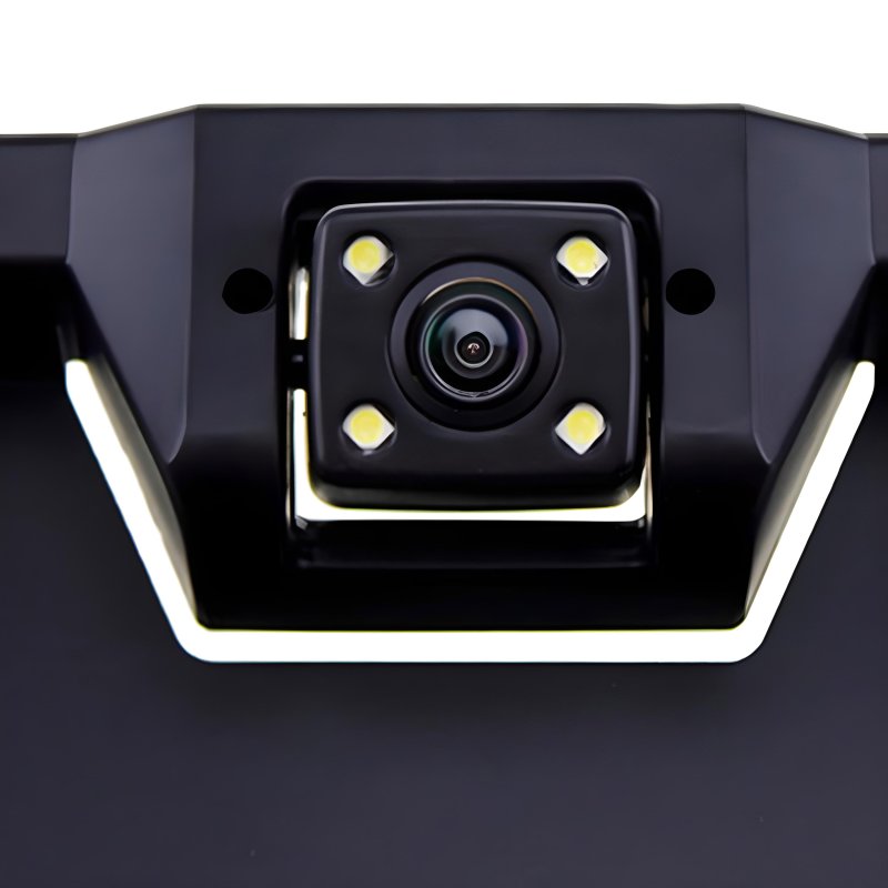 M017D    KAMERA COFANIA Z LED W RAMCE TABLICA REJESTRACYJNA -M007