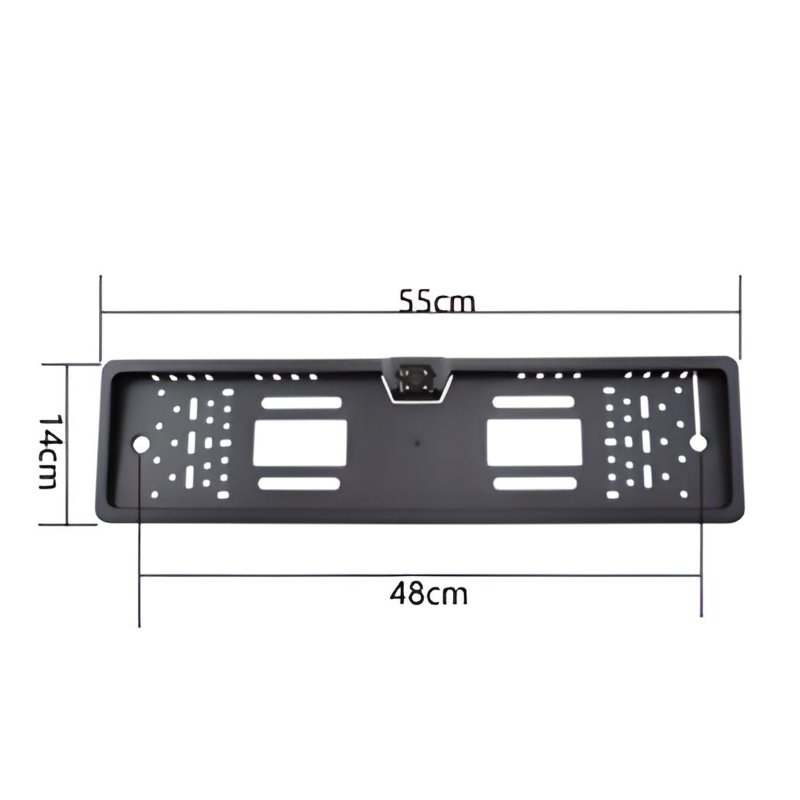 M017D    KAMERA COFANIA Z LED W RAMCE TABLICA REJESTRACYJNA -M007