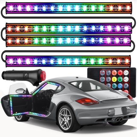 N259  OŚWIETLENIE 12 LED DO SAMOCHODU AUTA LISTWA TAŚMA -M005