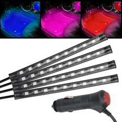 N259  OŚWIETLENIE 12 LED DO SAMOCHODU AUTA LISTWA TAŚMA -M005