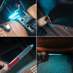 N259  OŚWIETLENIE 12 LED DO SAMOCHODU AUTA LISTWA TAŚMA -M005