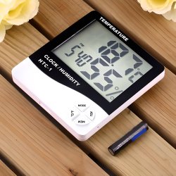 M002D    TERMOMETR HIGROMETR ELEKTRONICZNY SONDA STACJA -E029