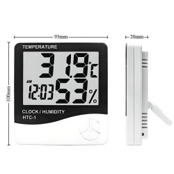 M002D    TERMOMETR HIGROMETR ELEKTRONICZNY SONDA STACJA -E029