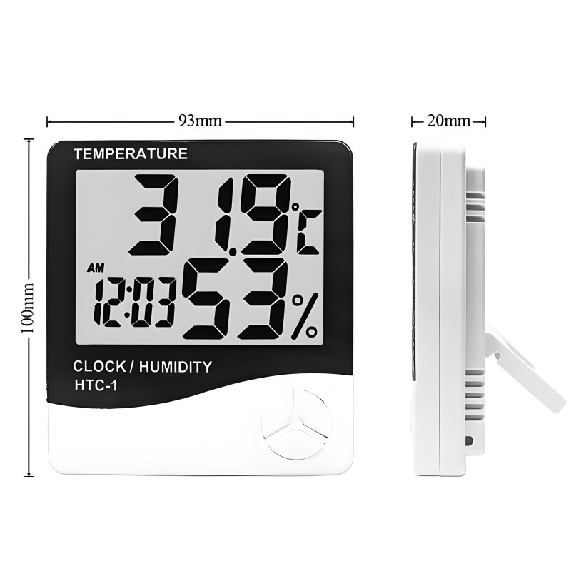 M002D    TERMOMETR HIGROMETR ELEKTRONICZNY SONDA STACJA -E029