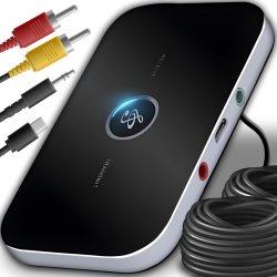 M003F   TRANSMITER BLUETOOTH ADAPTER ODBIORNIK + NADAJNIK prostokątny z nutką E062