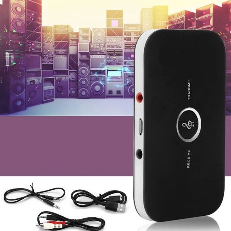 M003F   TRANSMITER BLUETOOTH ADAPTER ODBIORNIK + NADAJNIK prostokątny z nutką E062