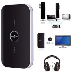 M003F   TRANSMITER BLUETOOTH ADAPTER ODBIORNIK + NADAJNIK prostokątny z nutką E062