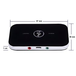 M003F   TRANSMITER BLUETOOTH ADAPTER ODBIORNIK + NADAJNIK prostokątny z nutką E062