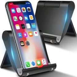 M000    PODSTAWKA POD TELEFON TABLET UCHWYT STOJAK - czarne E003
