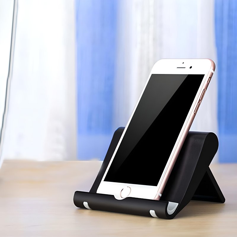 M000    PODSTAWKA POD TELEFON TABLET UCHWYT STOJAK - czarne E003