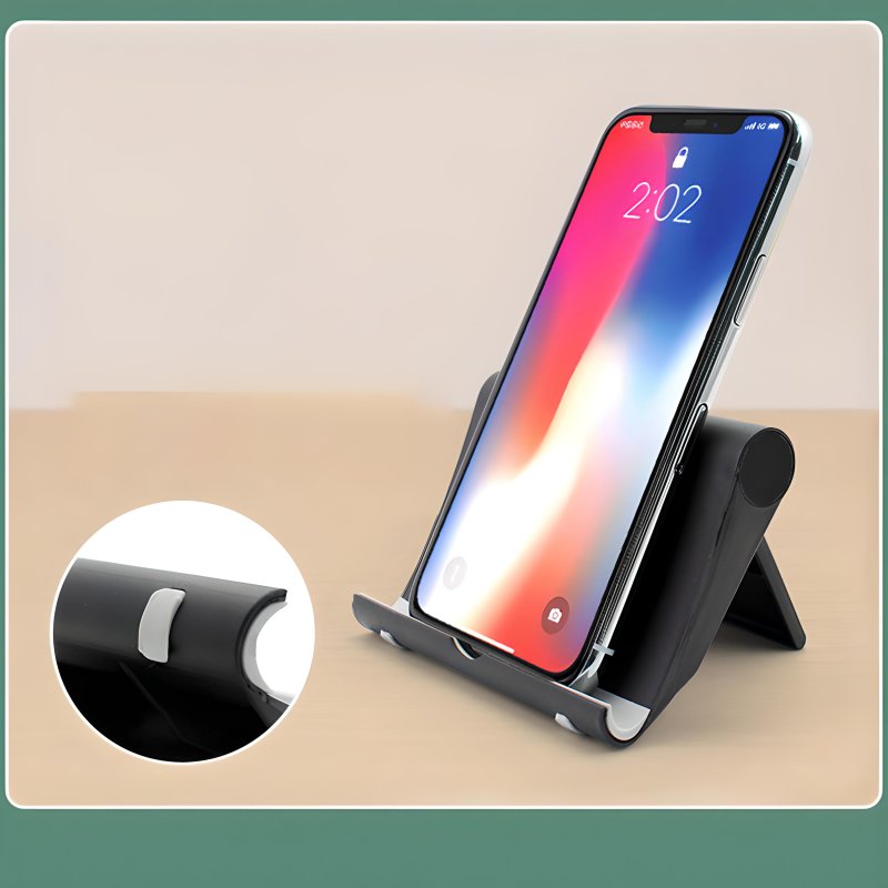 M000    PODSTAWKA POD TELEFON TABLET UCHWYT STOJAK - czarne E003