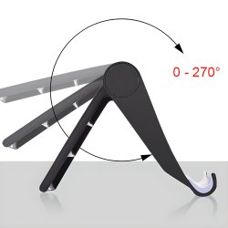 M000    PODSTAWKA POD TELEFON TABLET UCHWYT STOJAK - czarne E003