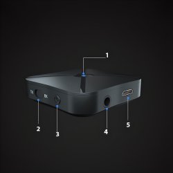 N355 TRANSMITER ADAPTER BLUETOOTH ODBIORNIK + NADAJNIK -kostka E060