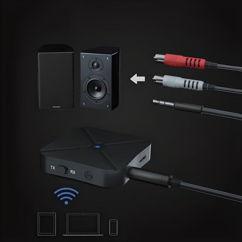 N355 TRANSMITER ADAPTER BLUETOOTH ODBIORNIK + NADAJNIK -kostka E060