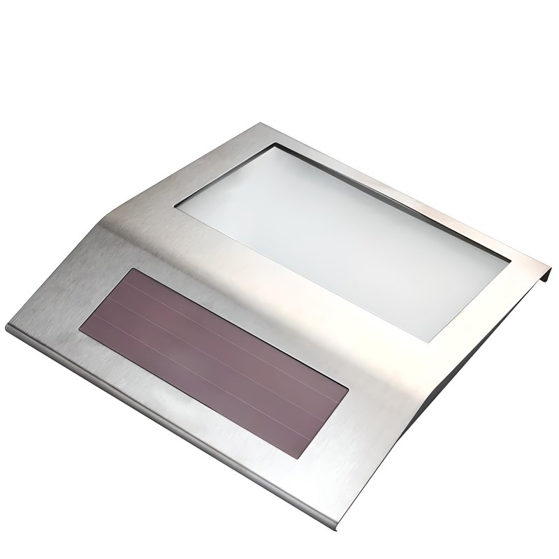 M002B    PODŚWIETLANY NUMER DOMU LAMPA SOLARNA LED METALOWA -E041