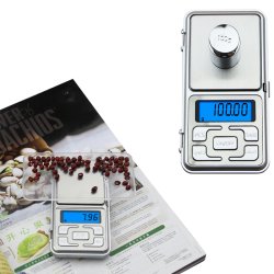 N164 WAGA JUBILERSKA ELEKTRONICZNA 200g/0,01g NA BATERIE mała kieszonkowa E056