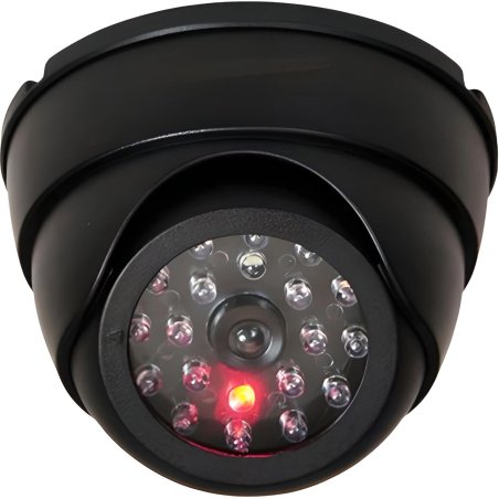 N266  ATRAPA KAMERY PRZEMYSŁOWEJ KAMERA KOPUŁKA DIODA -E153