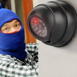 N266  ATRAPA KAMERY PRZEMYSŁOWEJ KAMERA KOPUŁKA DIODA -E153