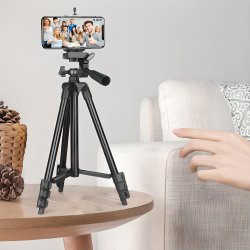 M021E/F  (Aleja1) M048A Z015B/C STATYW 4w1 TRIPOD 103cm PILOT UCHWYT NA TELEFON -E085 (❗❗❗UWAGA MAŁY CZARNY❗❗❗)