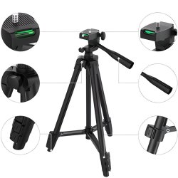 M021E/F  (Aleja1) M048A Z015B/C STATYW 4w1 TRIPOD 103cm PILOT UCHWYT NA TELEFON -E085 (❗❗❗UWAGA MAŁY CZARNY❗❗❗)