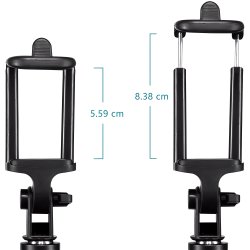 M021E/F  (Aleja1) M048A Z015B/C STATYW 4w1 TRIPOD 103cm PILOT UCHWYT NA TELEFON -E085 (❗❗❗UWAGA MAŁY CZARNY❗❗❗)