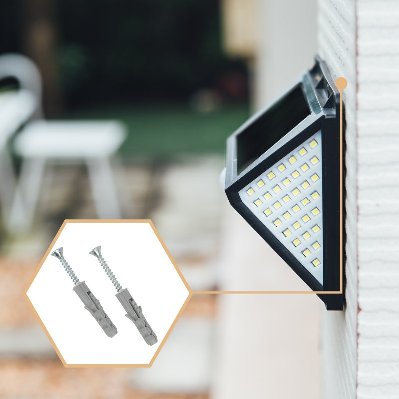 M003C   LAMPA SOLARNA 100LED Z CZUJNIKIEM RUCHU I ZMIERZCHU HALOGEN -E137