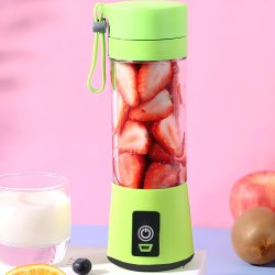 N340 BLENDER MIKSER TURYSTYCZNY USB BEZPRZEWODOWY 380ML -E155 zielony