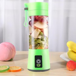 N340 BLENDER MIKSER TURYSTYCZNY USB BEZPRZEWODOWY 380ML -E155 zielony