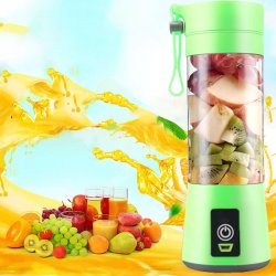 N340 BLENDER MIKSER TURYSTYCZNY USB BEZPRZEWODOWY 380ML -E155 zielony