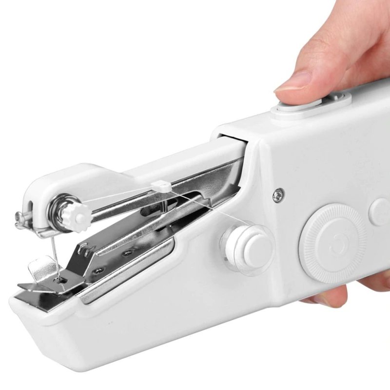 M003C   MINI MASZYNA RĘCZNA DO SZYCIA BATERIE IGŁA 3x NICI E138