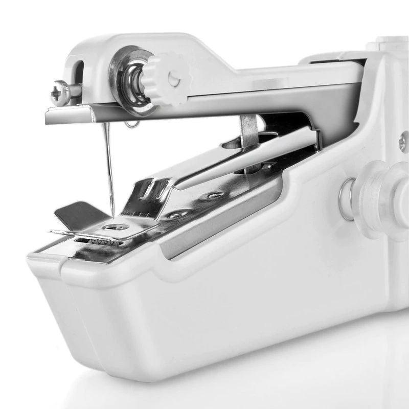 M003C   MINI MASZYNA RĘCZNA DO SZYCIA BATERIE IGŁA 3x NICI E138
