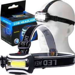 M002D LATARKA CZOŁOWA LED CZOŁÓWKA LAMPKA LEDOWA COB -mała E052 ❗❗❗UWAGA 60 szt w kartoniku ❗❗❗