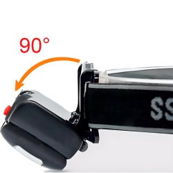 M002D LATARKA CZOŁOWA LED CZOŁÓWKA LAMPKA LEDOWA COB -mała E052 ❗❗❗UWAGA 60 szt w kartoniku ❗❗❗