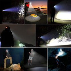 M002D LATARKA CZOŁOWA LED CZOŁÓWKA LAMPKA LEDOWA COB -mała E052 ❗❗❗UWAGA 60 szt w kartoniku ❗❗❗