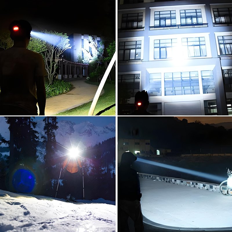M002D LATARKA CZOŁOWA LED CZOŁÓWKA LAMPKA LEDOWA COB -mała E052 ❗❗❗UWAGA 60 szt w kartoniku ❗❗❗