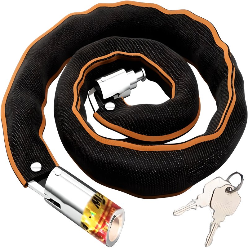 N345  ŁAŃCUCH BLOKADA ROWEROWA NA ROWER MOTOR ZAPIĘCIE -S057